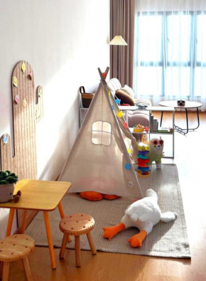 Splashmania Gamuda Cove Homestay with Projector and Tent KLIA Banting